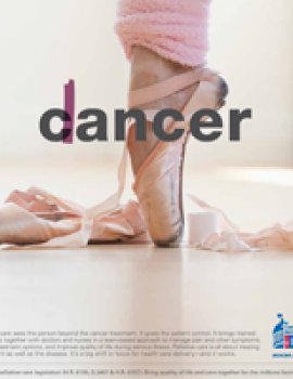 Dancer's shoe and foot